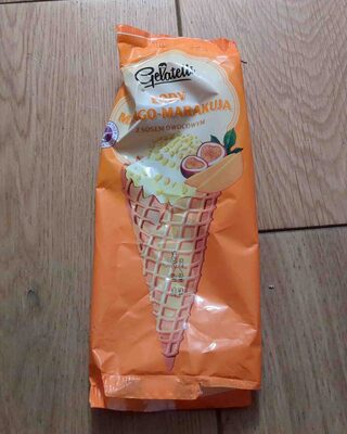Lody Mango marakuja z sosem owocowym Gelatelli