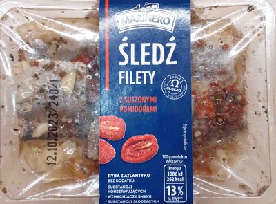 Śledź filety z suszonymi pomidorami Marinero