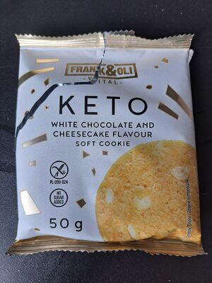Keto miękkie ciasteczko smak sernika & biała czekolada Frank&ooli vital