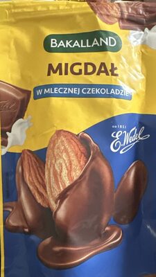 migdał w mlecznej czekoladzie bakalland