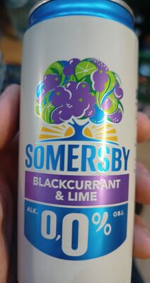 Somersby nlackcurrant&lime 0%