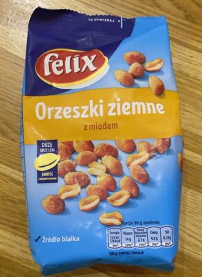 Orzeszki ziemne z miodem Felix