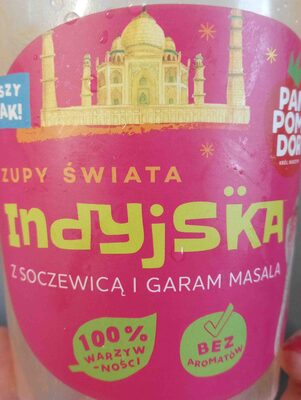 Zupa indyjska z soczewicą i gram masala Pan Pomidor