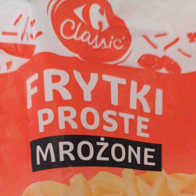 Frytki proste mrożone Carrefour