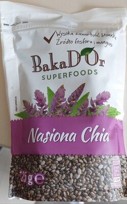 Bakador nasiona chia