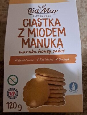 Ciastka z miodem manuka