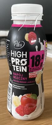 Napój Mleczny High Protein Malina Banan Jabłko Pilos
