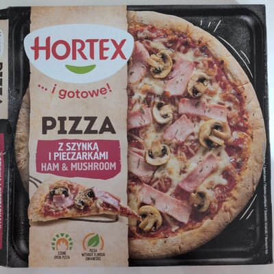 pizza Hortex z szynką i pieczarkami