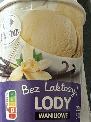 Lody waniliowe bez laktozy Carrefour Extra Polska