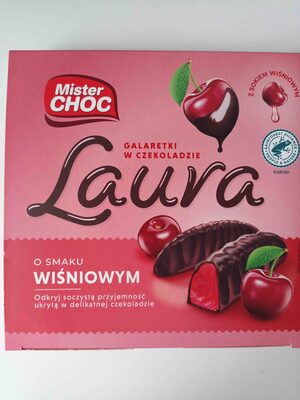 Galaretki o smaku wiśniowym w czekoladzie Mister Choc