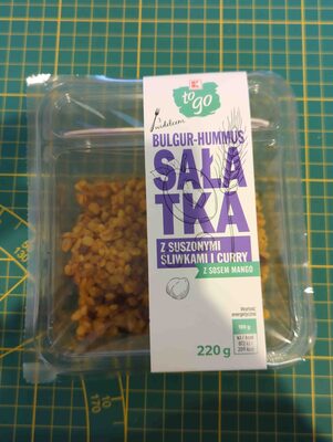 Bulgur-Hummus Sałatka z Suszonymi Śliwkami i Curry z Sosem Mango K to go