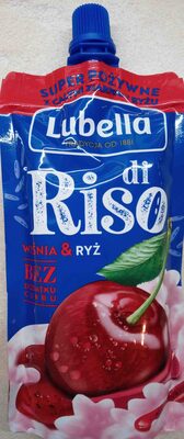 Przekąska z ryżem i przetartymi wiśniami Lubella