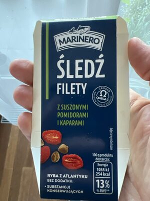 Śledź Filety Z Suszonymi Pomidorami I Kaparami Marinero