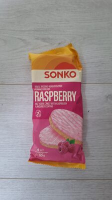 Wafle Ryżowe Kukurydziane o Smaku Maliny Sonko