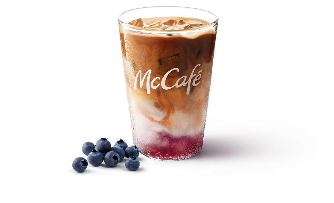 Jagodowa Iced Latte