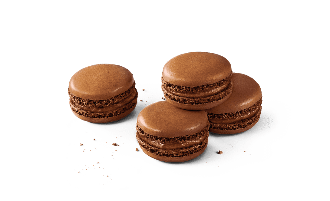 Makaronik o smaku czekoladowym