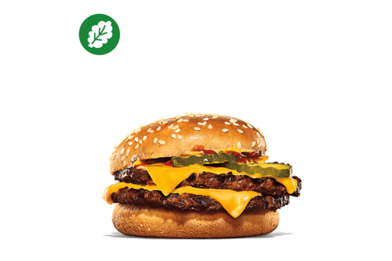 Double Plant Based Cheeseburger