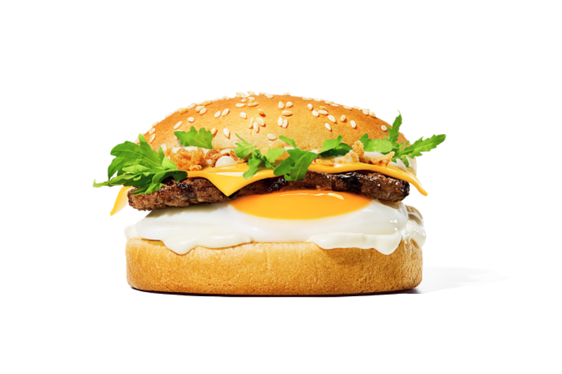 Breakfast Beef Burger