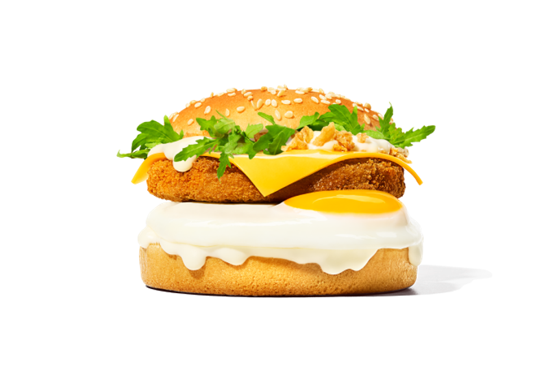 Breakfast Chicken Burger