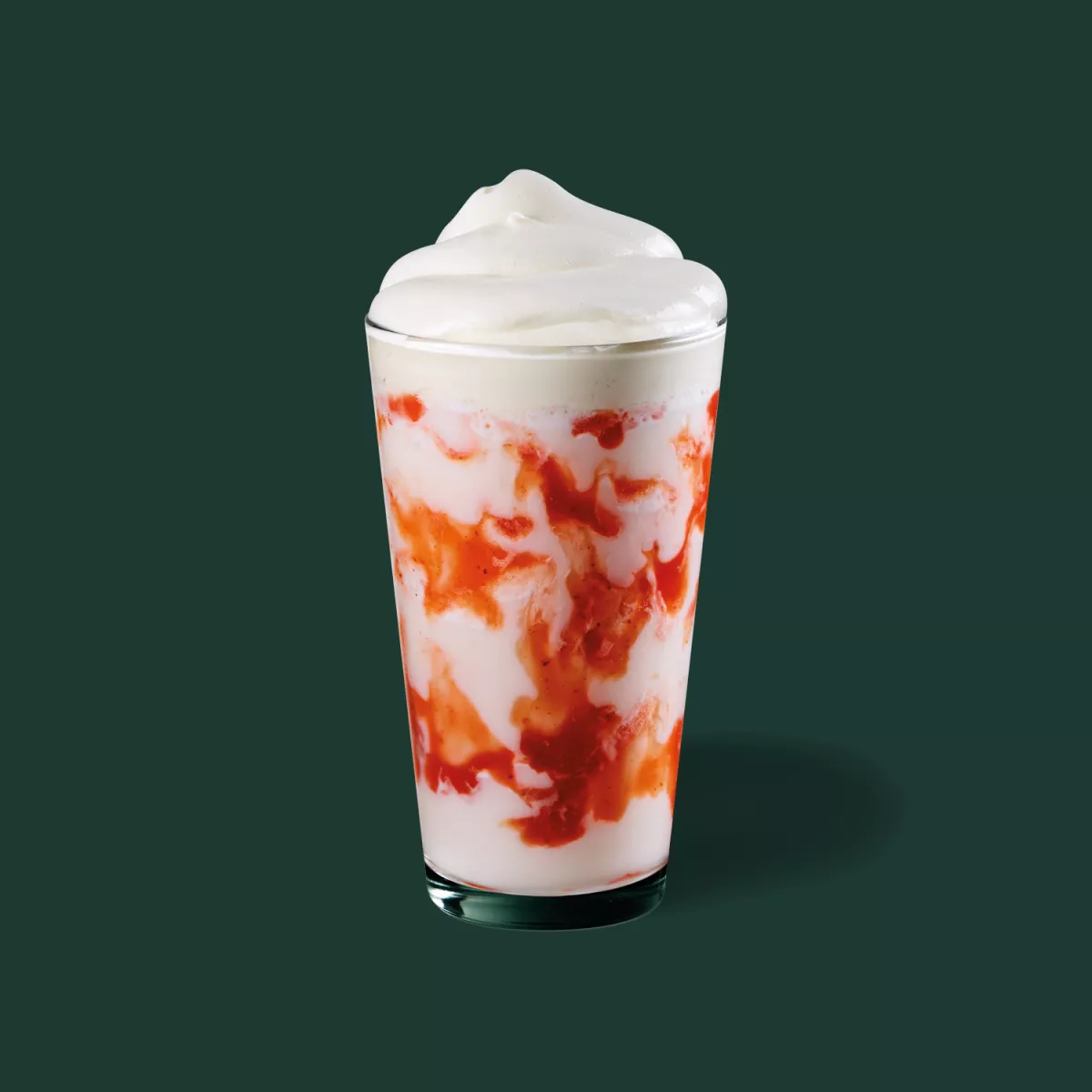 Strawberries & Cream Frappuccino® - z napojem kokosowym Tall