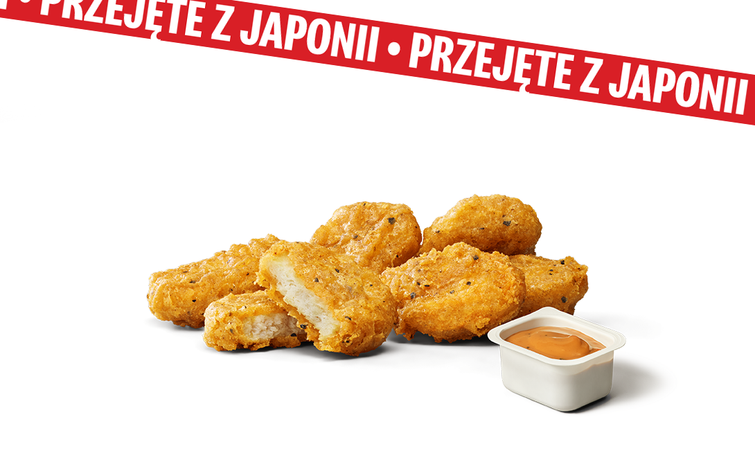 McNuggets Black Pepper & Garlic (6 szt.)