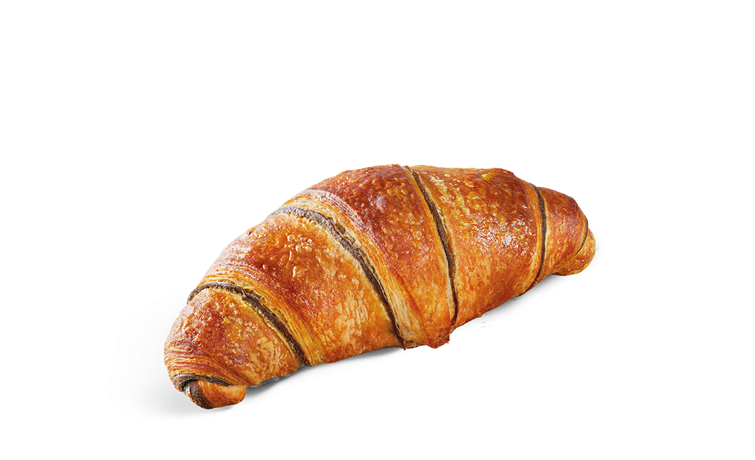 Croissant z nadzieniem kakaowym
