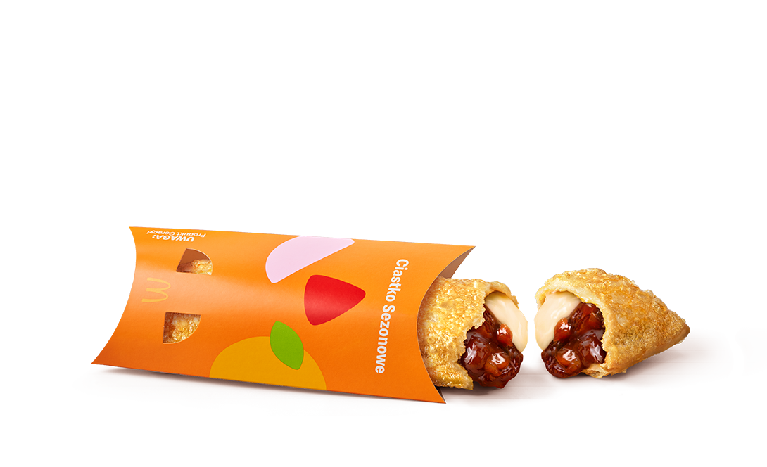 Ciastko śliwka & krem o smaku waniliowym