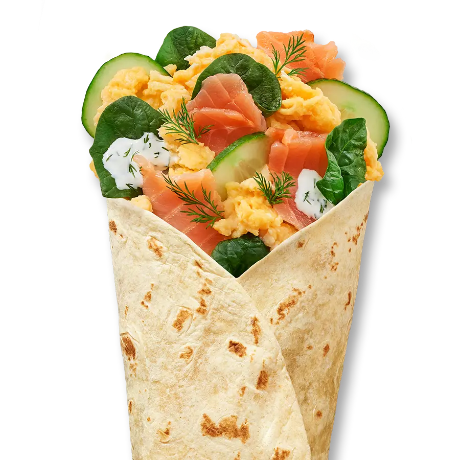 Wrap Jajecznica Łosoś