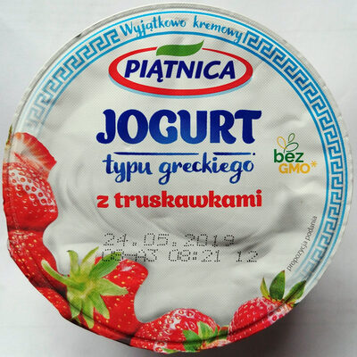 Jogurt Typu Greckiego Z Truskawkami - Piątnica