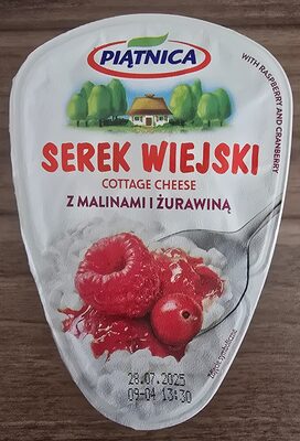 Serek Wiejski Z Malinami I Żurawiną Piątnica