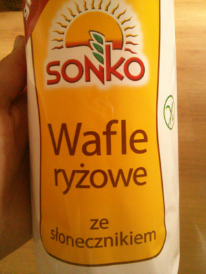 Sonko Wafle Ryżowe Ze Słonecznikiem